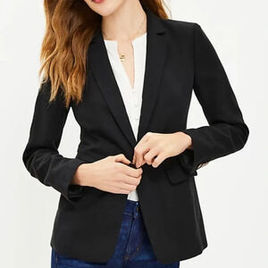 NWT LOFT Fluid Modern Blazer in Black